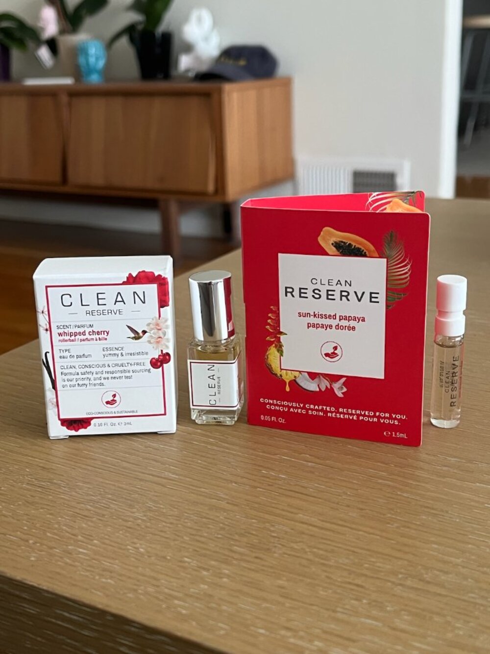 Clean Reserve Whipping Cherry 3ml & Sun-kissed Papaya 1.5ml